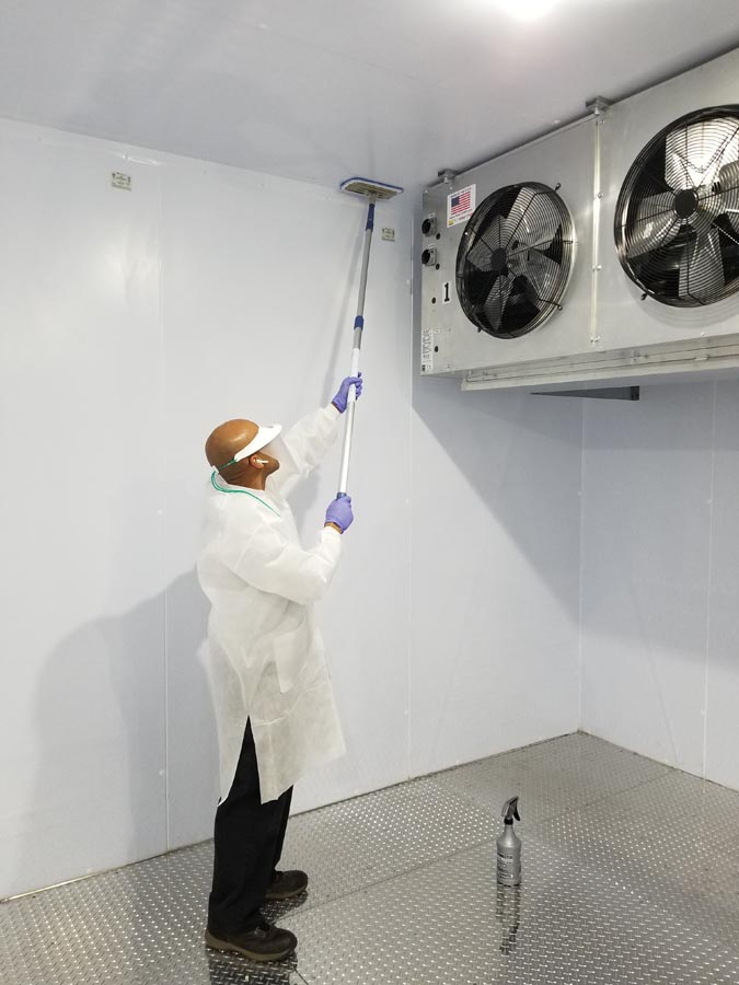 Cleaning job