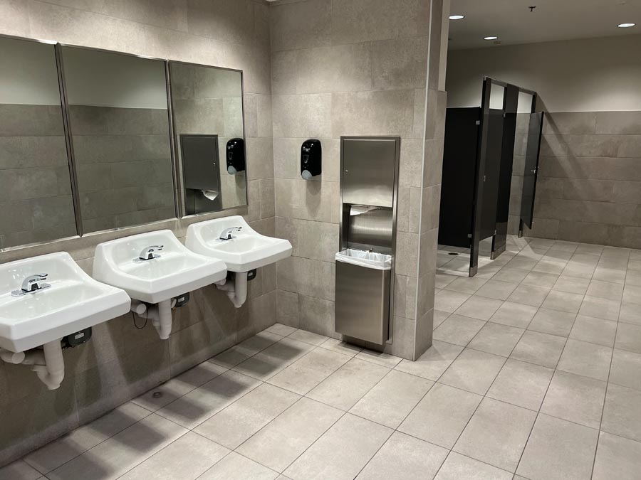 Restroom cleaning